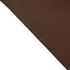 5 Pack Polyester 17"x17" Napkins Chocolate - Durable & Wrinkle Resistant Dinner Napkins