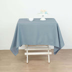 Polyester Square 54"x54" Tablecloth Dusty Blue - Wrinkle-Resistant & Durable Table Cover