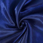 Satin 108" Round Tablecloth Navy Blue - Smooth and Lustrous Table Cover