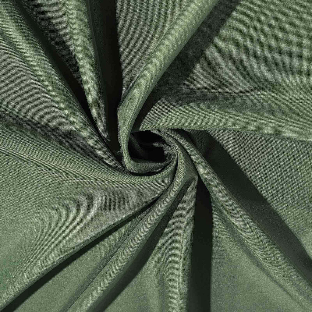 Polyester 70"x70" Table Overlay Square Tablecloth Olive Green - Wrinkle-Resistant & Durable Table Cover