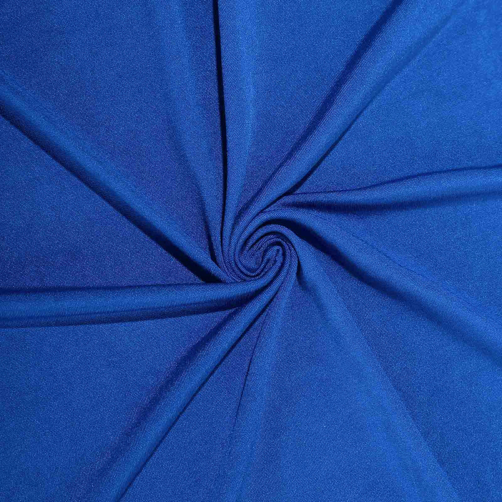 Stretch Spandex 96"x30" Rectangle Table Cover Royal Blue - Durable Form-Fitting Tablecloth