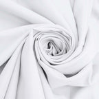 Polyester 120" Round Tablecloth White - Seamless Wrinkle-Resistant Design for Weddings
