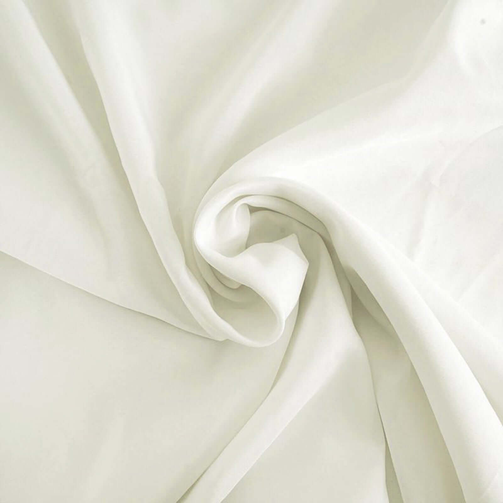 Polyester 54"x54" Table Overlay Square Tablecloth Ivory - Wrinkle-Resistant & Durable Table Cover