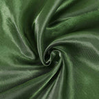 Satin 108" Round Tablecloth Olive Green - Smooth and Lustrous Table Cover
