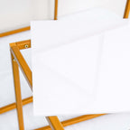 Set of 4 Acrylic Plexiglass Sheets Rectangular Side Plates White - Protective Film Coating