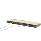 2 Pack 10"x4" Natural Blank Hanging DIY Wood Sign, Rectangle Wood Plaques