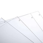 12" Clear Mirrored Acrylic Display Box, Transparent Pedestal Riser with Interchangeable Lid and Base