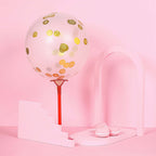 Metallic Round Party Confetti 18G Bag Gold Foil, Balloon Table Confetti Glitter Dots for Festive Weddings Baby Bridal Showers & Events