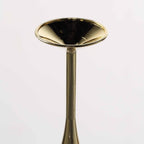 6-Pack Plastic Champagne Flutes Clear/Gold - Stylish Disposable Glasses for Toasts 5oz