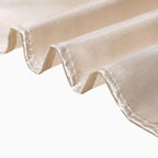 5 Pack Satin 20"x20" Napkins Beige - Luxurious Shine & Smooth Dinner Napkins