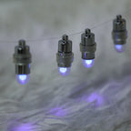 12-Pack Balloon Lights Bullet Design Purple - Waterproof LED Centerpiece Filler Lights