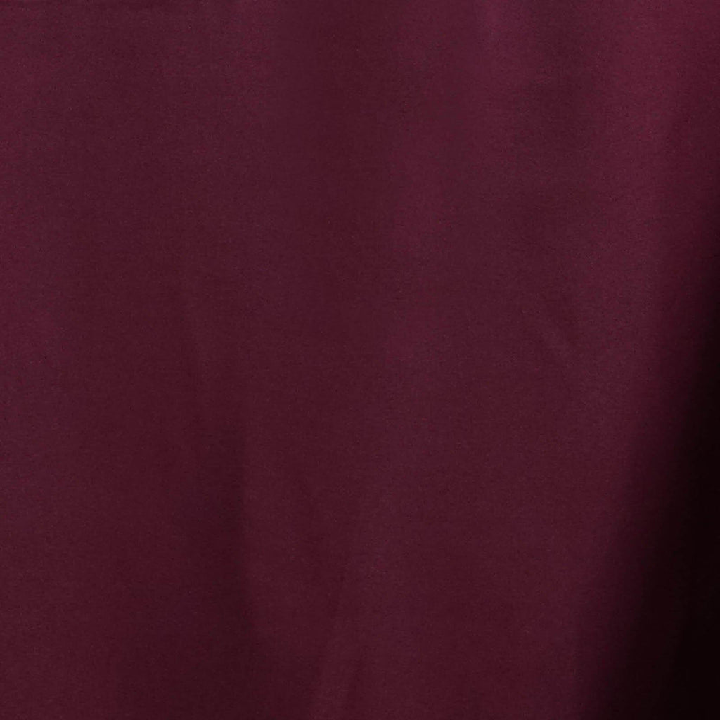 Polyester 90"x156" Rectangle Tablecloth Burgundy - Seamless Wrinkle-Resistant Table Cover