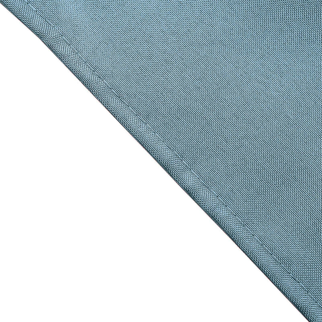 5 Pack Polyester 17"x17" Napkins Dusty Blue - Durable & Wrinkle Resistant Dinner Napkins for Everyday Dining & Events