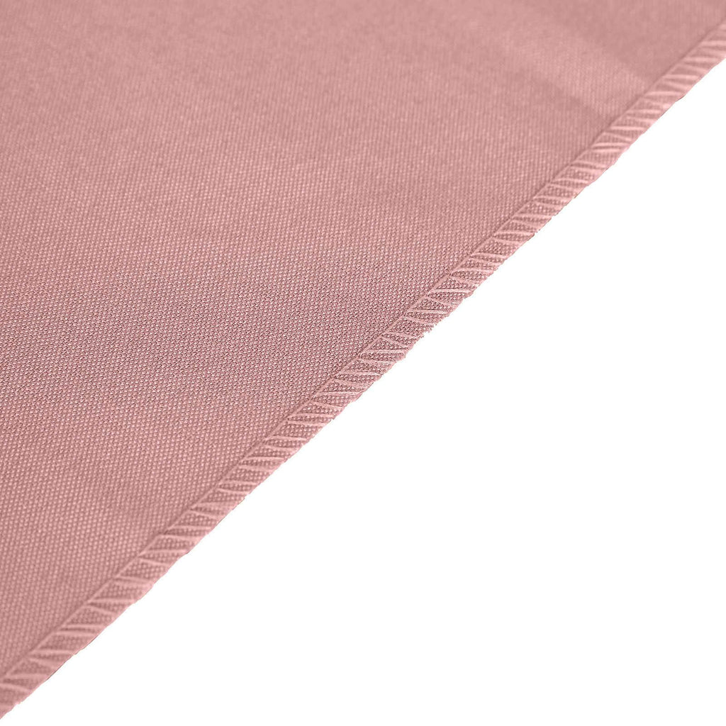 Polyester 12"x108" Table Runner Dusty Rose - Durable & Wrinkle-Resistant Table Decor