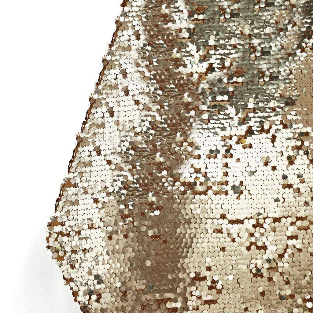 8ftx7ft Gold Big Payette Sequin Sparkly Hexagon Backdrop Stand Cover