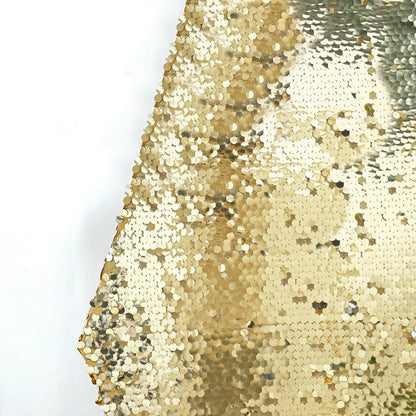 8ftx7ft Champagne Big Payette Sequin Sparkly Hexagon Backdrop Stand Cover