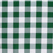 Polyester 54"x54" Square Tablecloth White/Green - Checkered Buffalo Plaid Design for Casual Table Settings