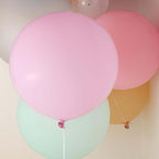 2 Pack 32" Large Matte Pastel Pink Helium Air Premium Latex Balloons