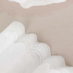 6 Pack 10" White Tissue Paper Pom Poms Flower Balls, Ceiling Wall Hanging Decorations