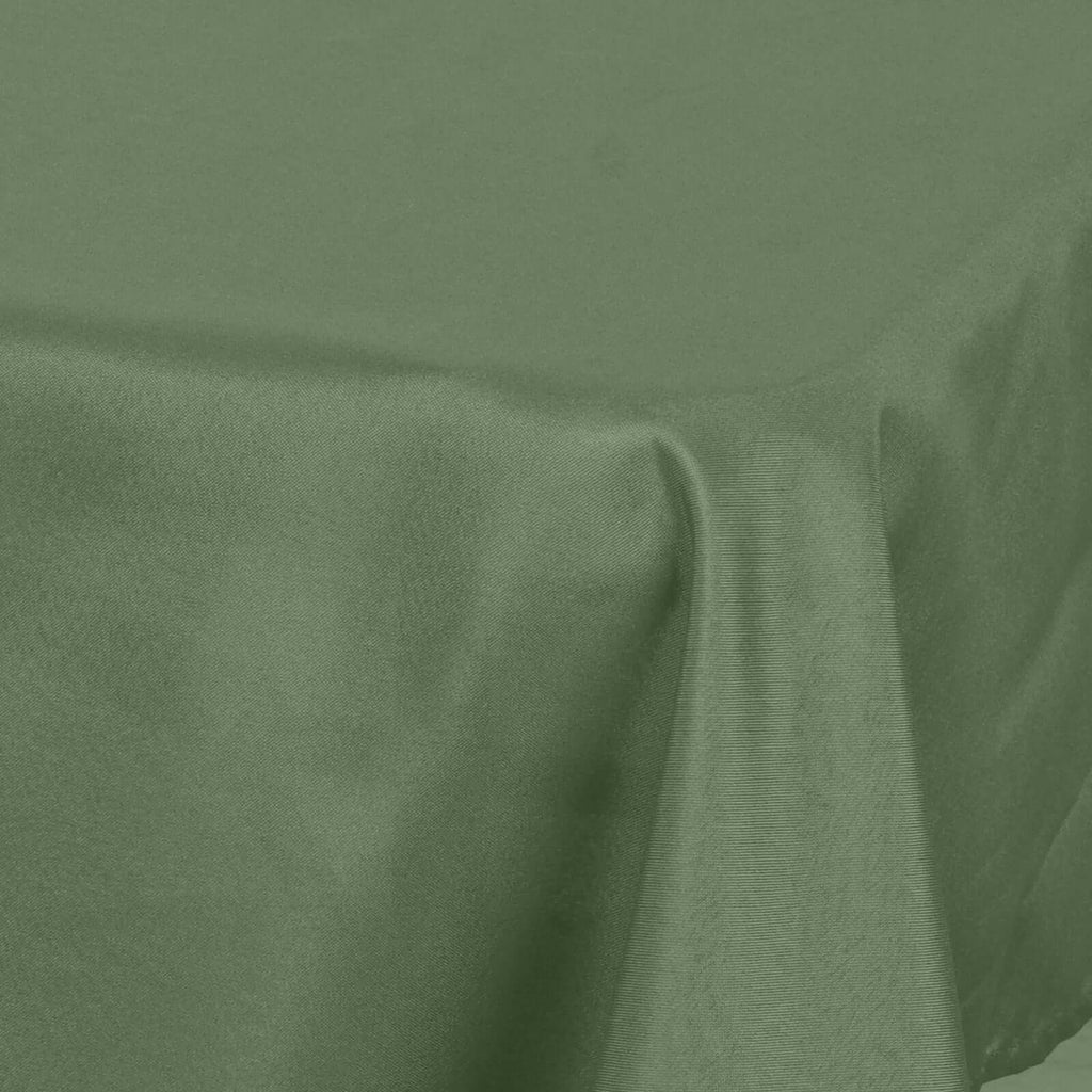 Polyester Square 54"x54" Tablecloth Olive Green - Wrinkle-Resistant & Durable Table Cover