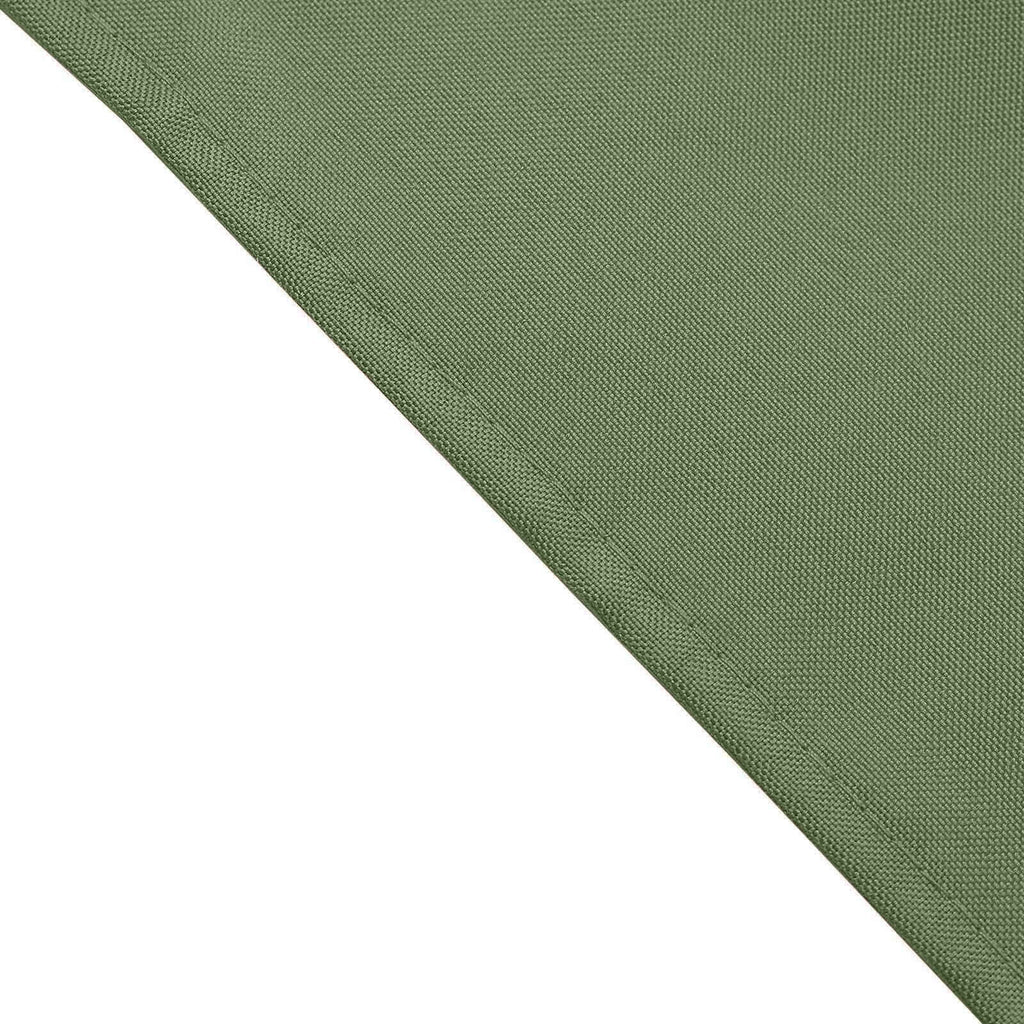 5 Pack Polyester 17"x17" Napkins Olive Green - Durable & Wrinkle Resistant Dinner Napkins