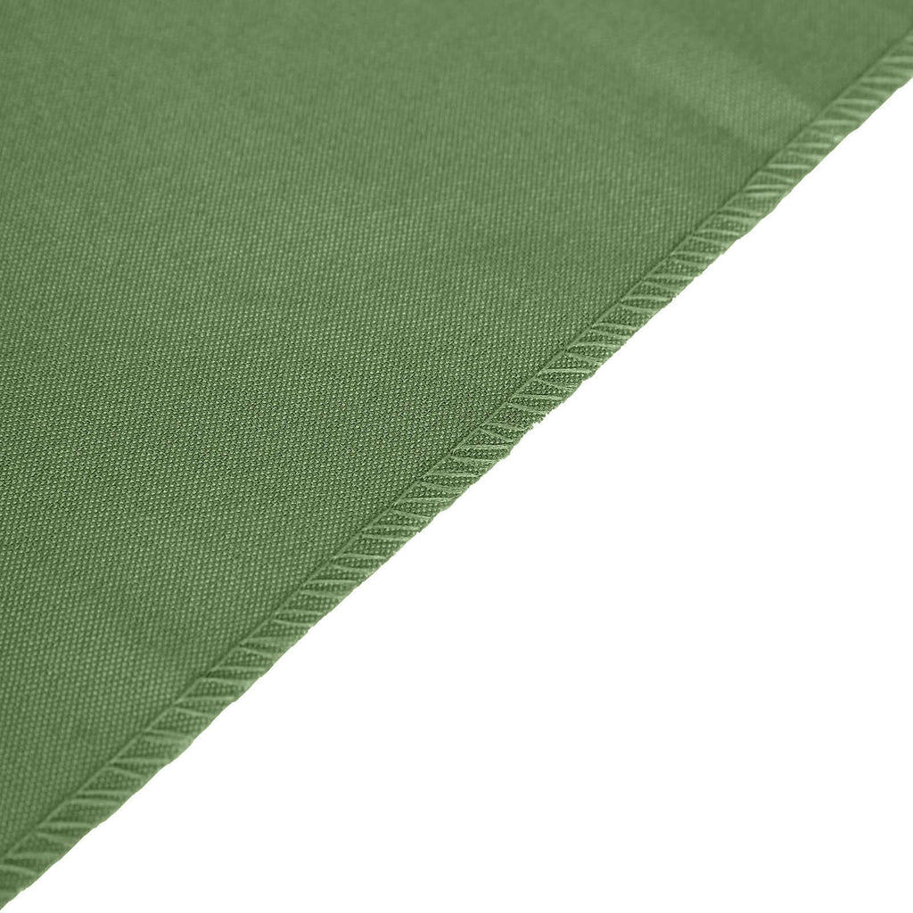 Polyester 12"x108" Table Runner Olive Green - Durable & Wrinkle-Resistant Table Decor
