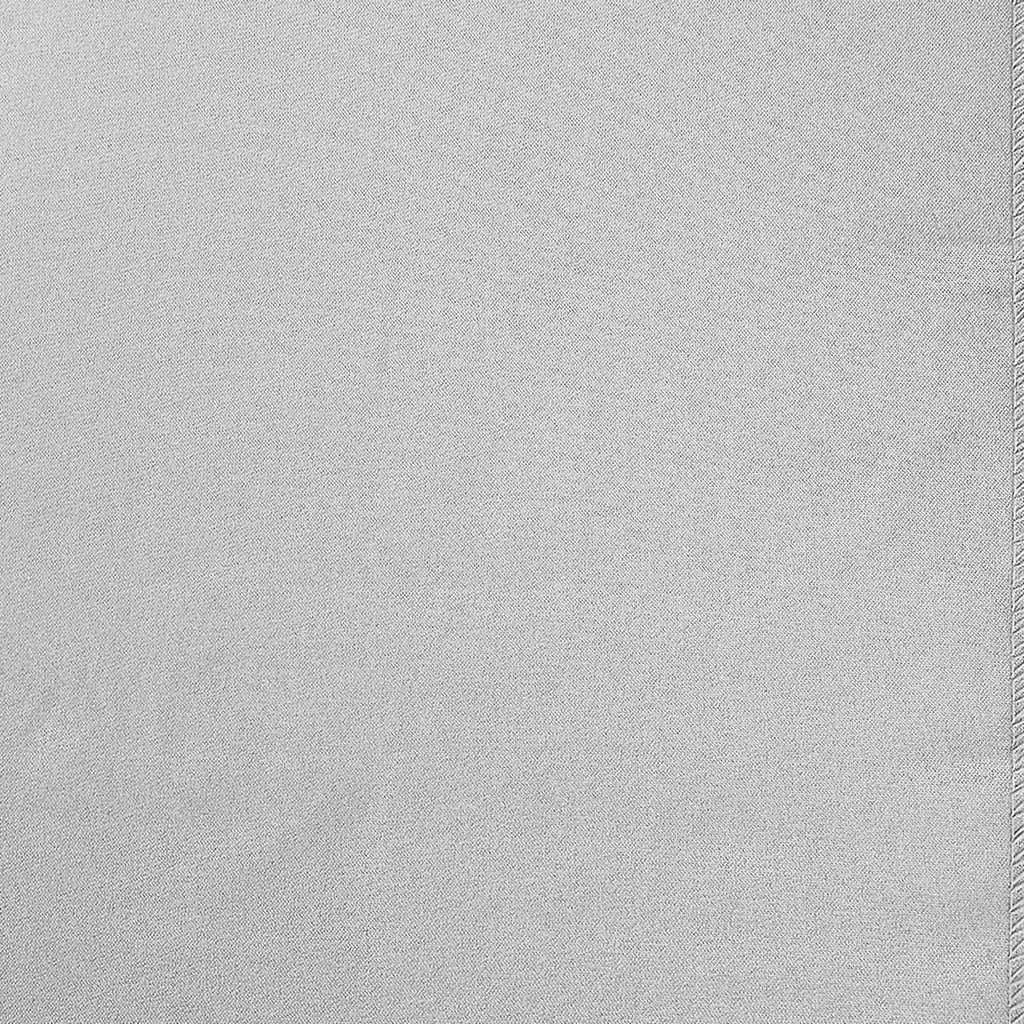 Polyester 12"x108" Table Runner Silver - Durable & Wrinkle-Resistant Table Decor