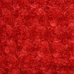 Rosette Satin 14"x108" Table Runner Red - Grandiose Design