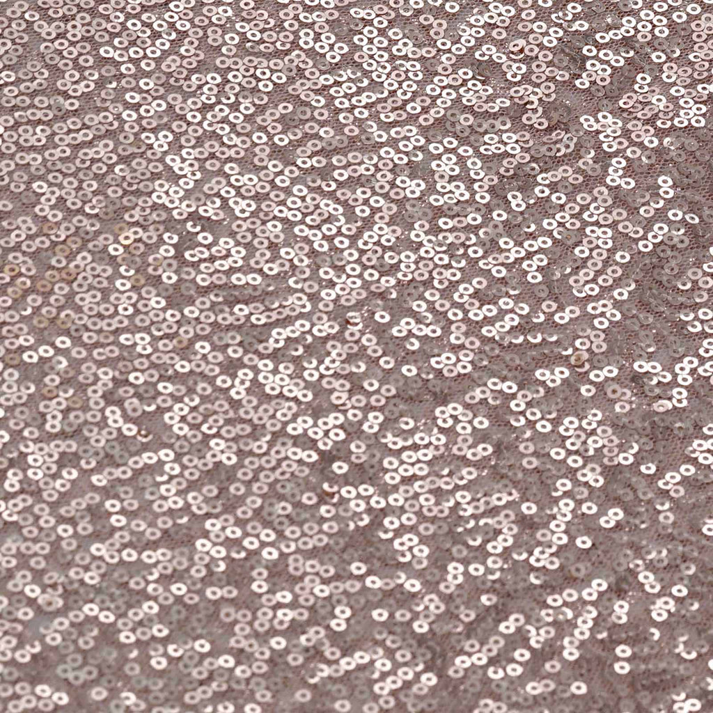 Sequin 12"x108" Table Runner Rose Gold - Glittering Design