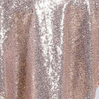 Sequin 72"x72" Table Overlay Square Tablecloth Rose Gold - Sparkly Table Cover