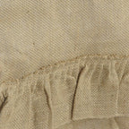 Burlap Jute 14"x108" Table Runner Natural with Ruffled Edges - Rustic Boho Chic Tabletop Decor