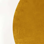 7.5ft Metallic Gold Soft Velvet Fitted Round Event Party Backdrop Cover