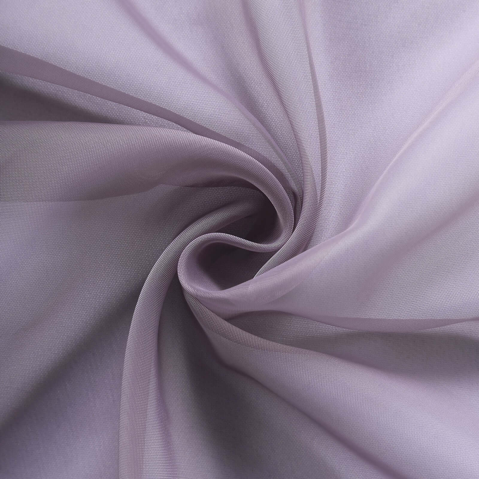 5 Pack Chiffon Chair Sashes Violet Amethyst - Soft & Lightweight Designer Chair Bows 22"x78"
