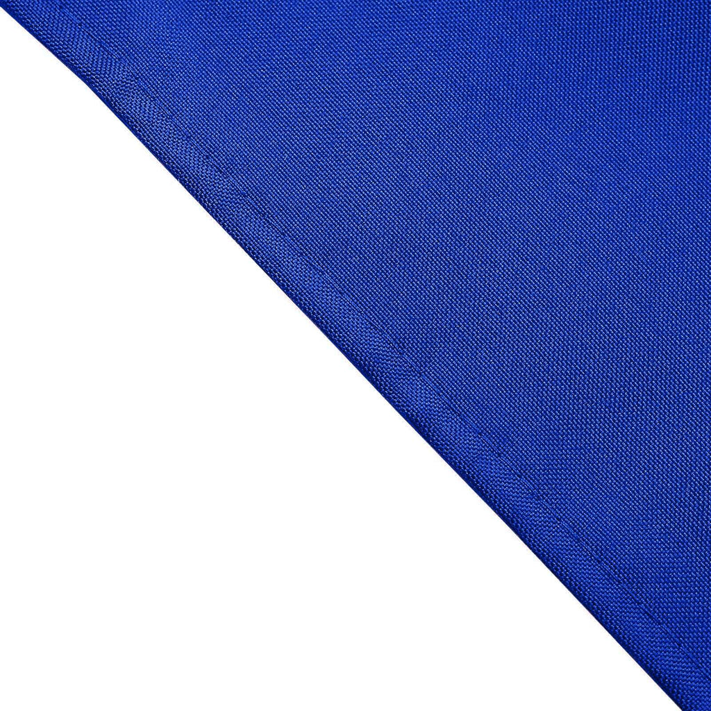 5 Pack Polyester 17"x17" Napkins Royal Blue - Durable & Wrinkle Resistant Dinner Napkins