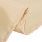 Polyester 72"x120" Rectangle Tablecloth Beige - Durable and Stylish Table Cover