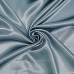 Satin 72"x72" Table Overlay Square Tablecloth Dusty Blue - Smooth Finish Table Cover