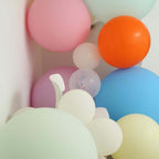 10 Pack 18" Matte Pastel Orange Helium or Air Latex Party Balloons