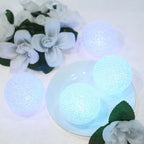 4-Pack LED Mini Light Globes Color Changing - Battery Operated Ball Centerpiece Fillers 3"