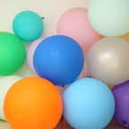 2 Pack 32" Large Matte Pastel Mint Helium Air Premium Latex Balloons