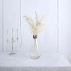 6 Stems Natural Dried Pampas Grass Decor Off White Tint - Versatile Plant Sprays for Boho Chic Vase Displays Backdrops & Event Styling 32"