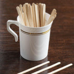 1000-Pack Birchwood Coffee Stirrers - Natural Eco-Friendly Wooden Stir Sticks for Tea & Cocktails 4.5"