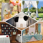 8ftX10ft Metal Adjustable Photography Backdrop Stand Kit and FREE Clips