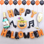 6 Pack Metallic Gold Single and Double Music Note Mylar Foil Balloons