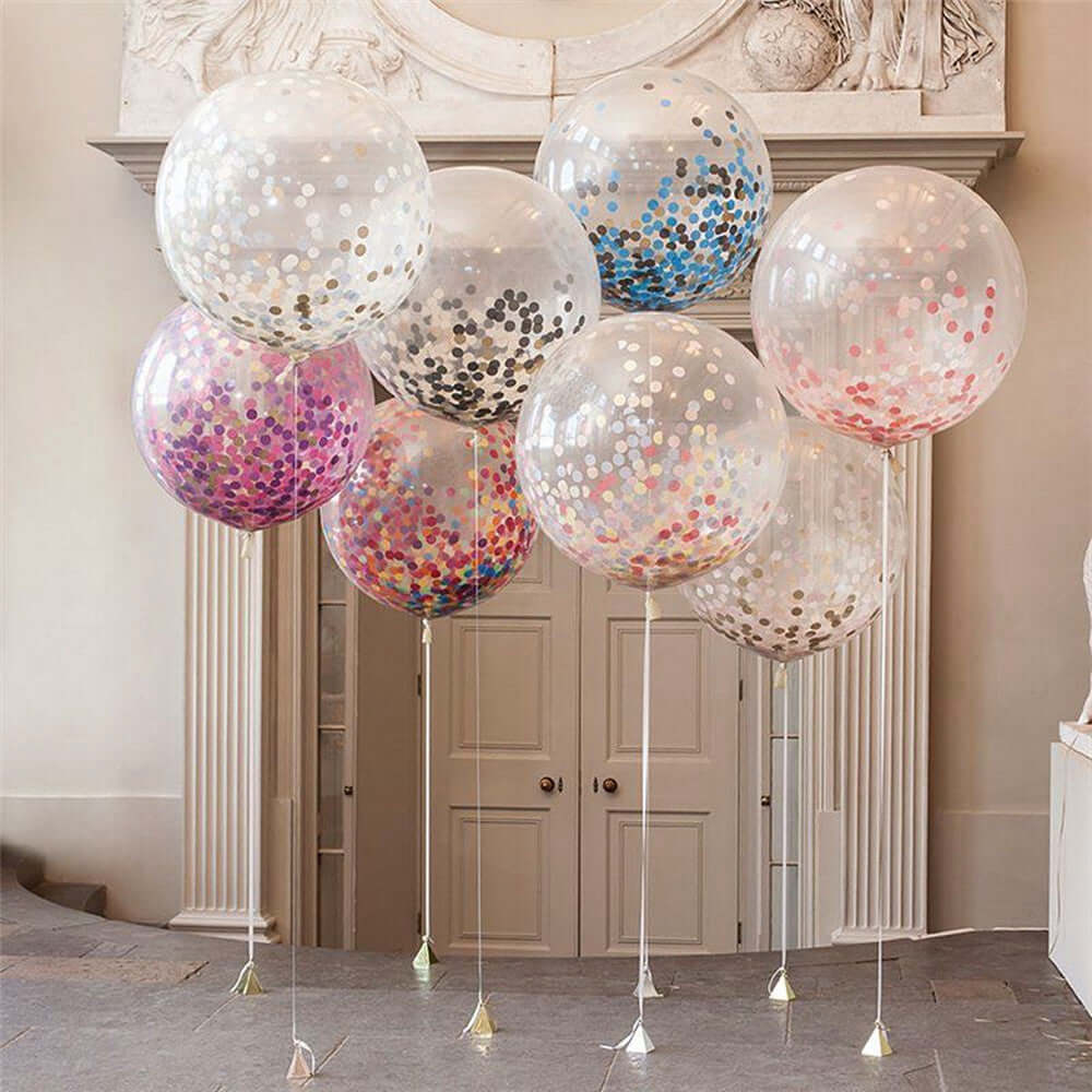 24" Clear Fully Transparent Durable PVC Helium or Air Bubble Balloon