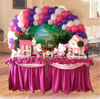 12ft Adjustable DIY Table Top Balloon Arch Stand Kit, Holds Up 100-120 Balloons