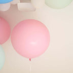 2 Pack 32" Large Matte Pastel Blush Helium or Air Latex Balloons