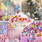 25 Pack 10" Matte Pastel Periwinkle Helium Air Latex Party Balloons
