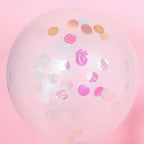 Metallic Round Party Confetti 18G Bag Iridescent Foil, Balloon Table Confetti Glitter Dots for Festive Weddings Baby Bridal Showers & Events