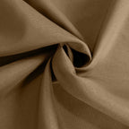 Polyester 132" Round Tablecloth Taupe - Seamless Chic Table Cover