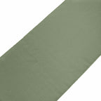Polyester 12"x108" Table Runner Dusty Sage Green - Durable & Wrinkle-Resistant Table Decor